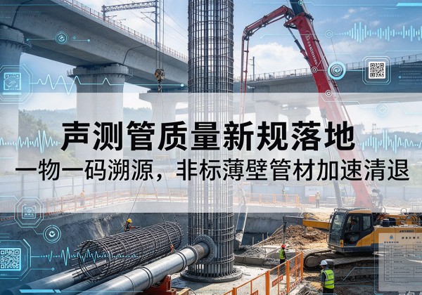 乌鲁木齐声测管质量新规落地，一物一码溯源，非标薄壁管材加速清退