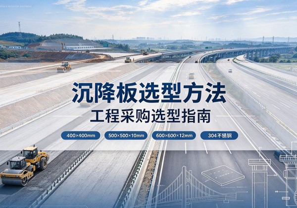 乌鲁木齐沉降板选择方法